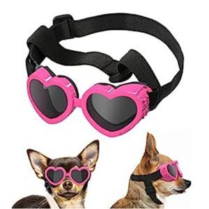 Dog Goggles for Small Dog Breeds - UV Protection / Adjustable Sunglasses